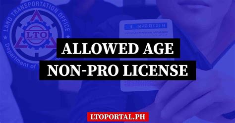 What is the Allowed Age to Apply for a Non.